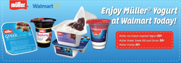 Muller's Yogurt Rollback at Walmart + Coupon! #MullerMoment #Ad