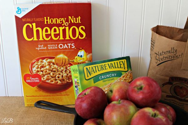 Honey Nut Cheerios and Nature Valley Granola Bars