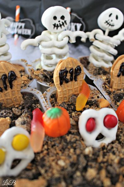 Snack Pack Graveyard Pudding Cups