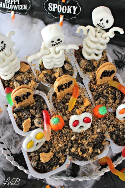 Snack Pack Halloween Pudding Cups