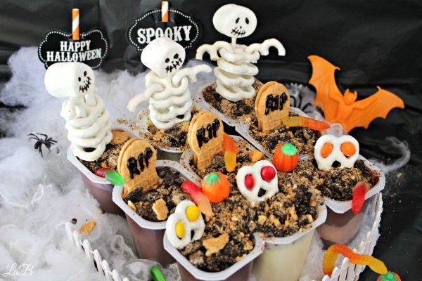 Snack Pack Graveyard Pudding Cups