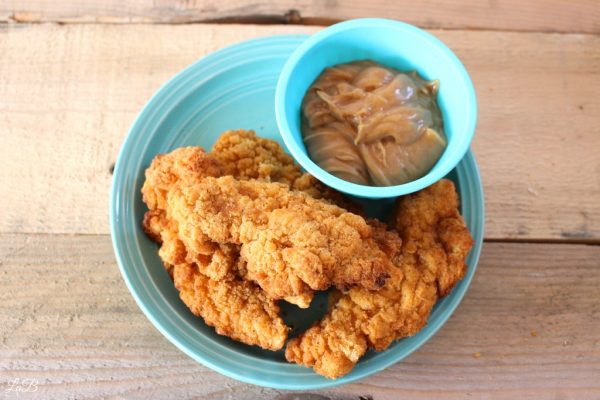 Tyson Chicken Strips and Dipping Sauce