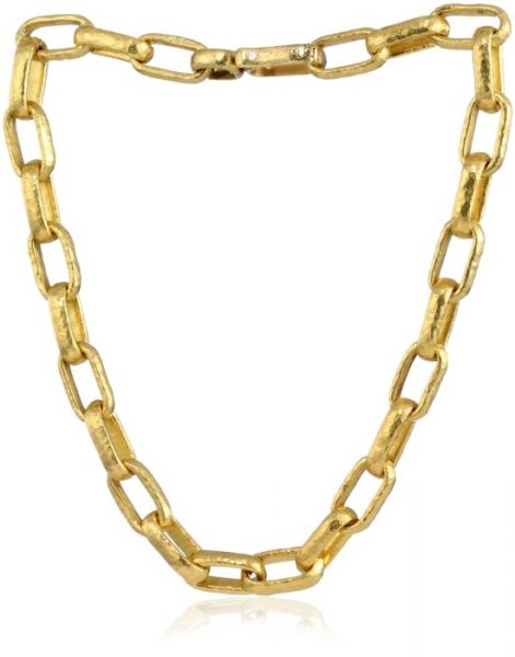 GURHAN “Hoopla” High Karat Gold Chain Necklace