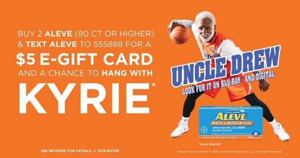 Aleve Back and Muscle Pain is now available at Walmart. Only Aleve offers up to 12 hours of pain relief in just 1 pill*. All Day Strong, All Day long. *Among leading OTC brands,. based on minimum labelled dosing. Use as Directed.